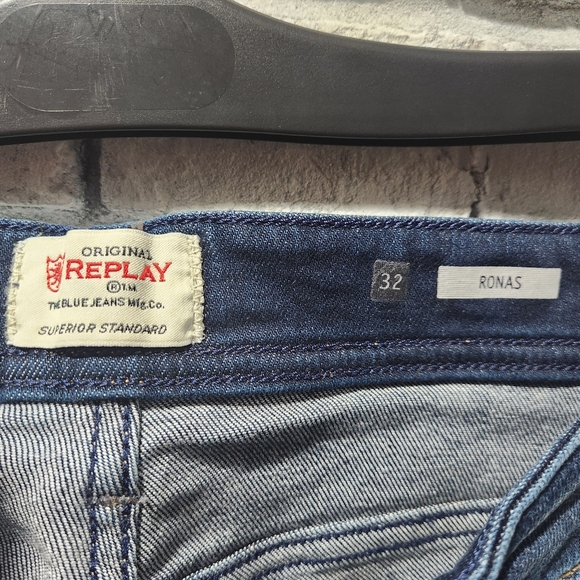 Replay Jeans Men's 32×32 Blue - Picture 5 of 9